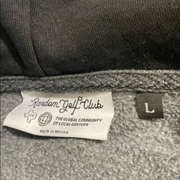 NWOT RANDOM GOLF CLUB Men's Mad Scramble Tour Hoodie Sweatshirt Size L - Picture 5 of 6